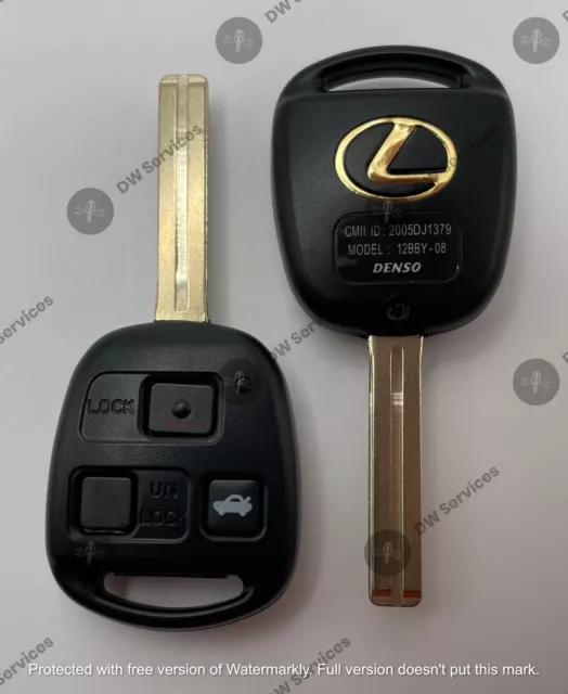 NEW! Lexus 3-button remote head key fob HYQ1512V - 4C ES/GS/IS 300  GS/LS 400