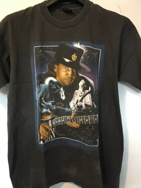 Vintage Early 90s Stevie Ray Vaughan Memorial Shirt Brockum XL SRV Fender Strat