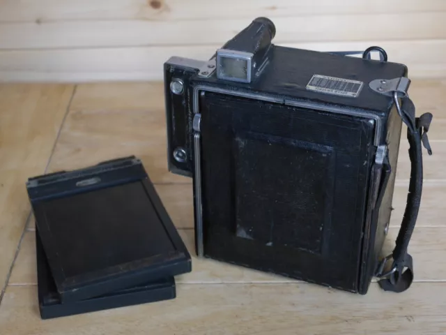 Graflex Speed ​​Graphic camera & 135mm Schneider Xenar lens 5x4 4x5