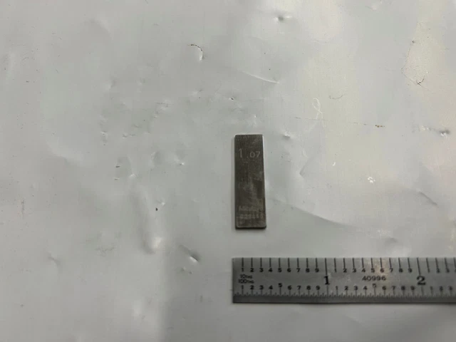 1.07mm Mitutoyo Steel Rectangular Gauge Gage Block