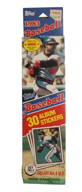 1983 MLB Album Stickers Set #3 30 Stickers 33919