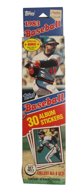 1983 MLB Album Stickers Set #3 30 Stickers 33919