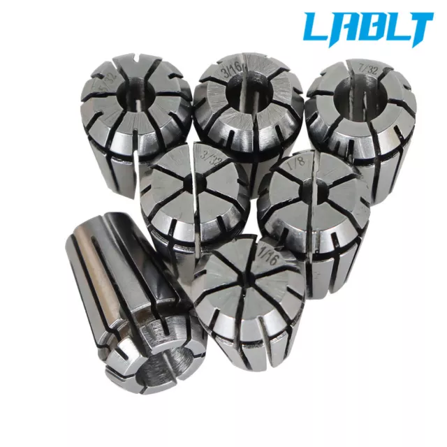 LABLT ER11/ER16/ER20/ER25/ER32/ER40 Spring Collet Set For Milling Lathe Machine