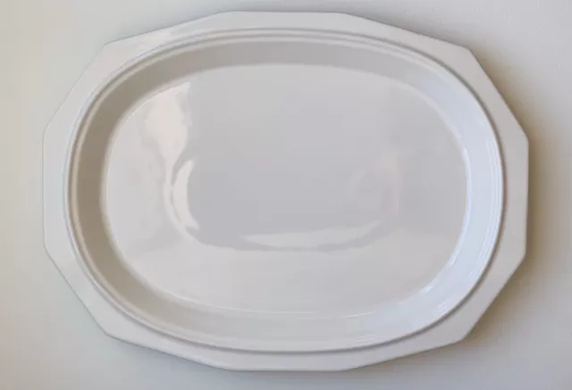 Pfaltzgraff HERITAGE WHITE 14" Oval Serving Platter; Made in USA