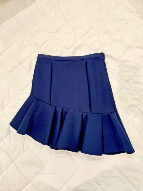 Maje Asymmetrical Ruffle Hem Skirt 34