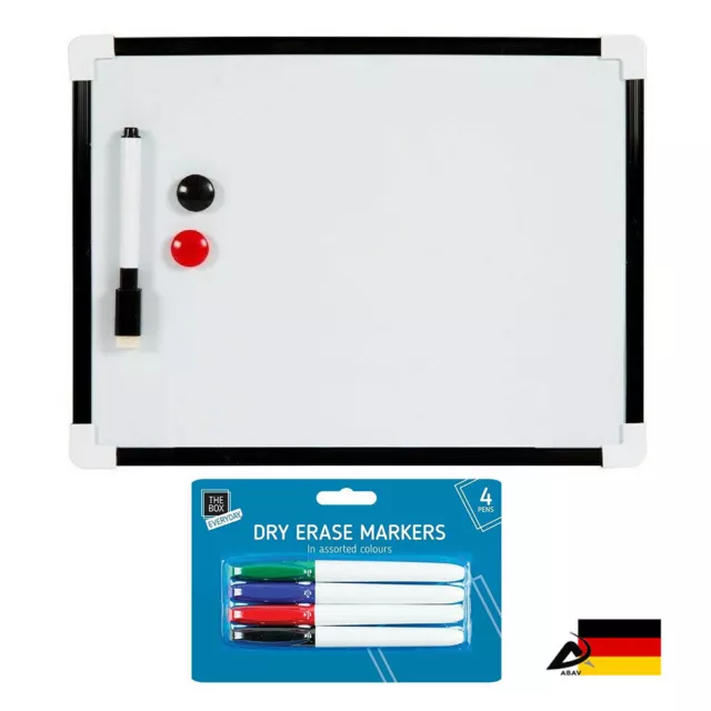 Whiteboard Magnettafel Schreibttafel Pinnwand Memoboard Büro Office Mini baord