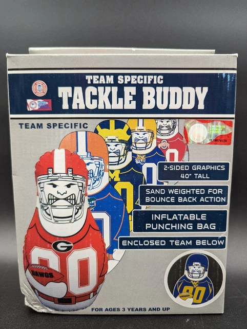 West Viriginia Mountaineers Tackle Buddy Inflatable Punching Bag NIB