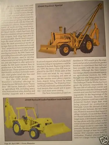 John Deere New Generation Industrial Tractors 5010 500 600 700 Green Magazine