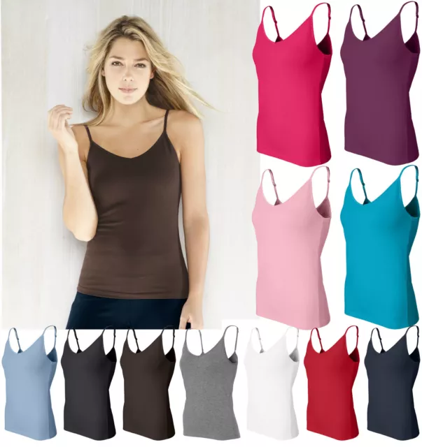 Bella + Canvas Womens Cotton Spandex Underwear Camisole 600-Ladies Tank Top