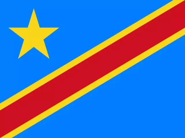 Akacha Patch écusson brodé Drapeau Congo rdc Flag thermocollant Insigne  Blason : : Auto et Moto