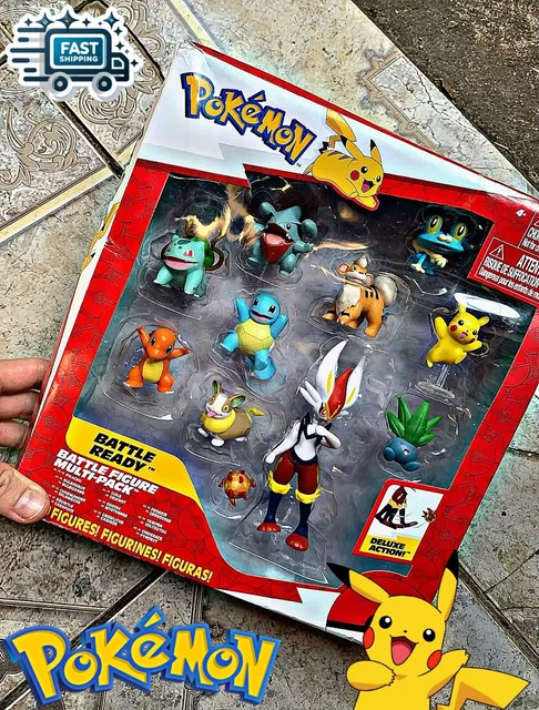 POKEMON ULTIMATE BATTLE Ready Deluxe Multi Action Figures - 11 Pack ...