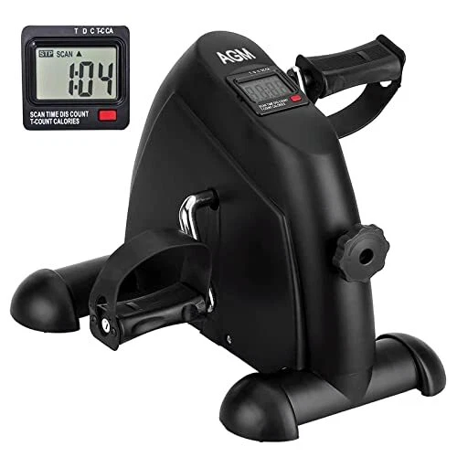 Mini Exercise Bike AGM Under Desk Bike Pedal Exerciser Foot Cycle Arm & Leg P...