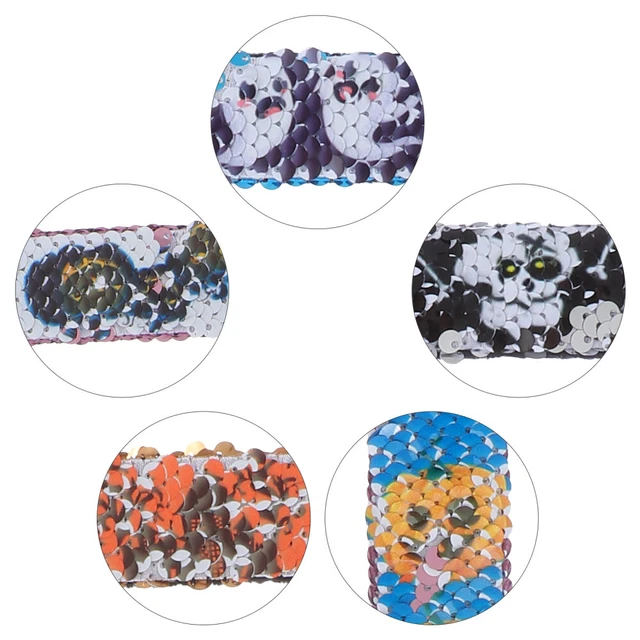 5 Pcs Décoration De Citrouille Papa Cercle Jouets De Sirène Bouton