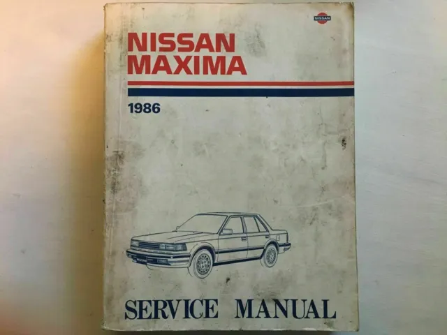1986 Nissan Maxima Service Repair Manual - Free Shipping - BB4