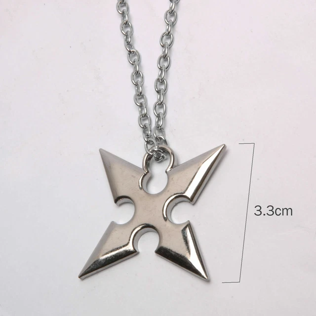 Kingdom Hearts Roxas Cross Necklace Hot 3