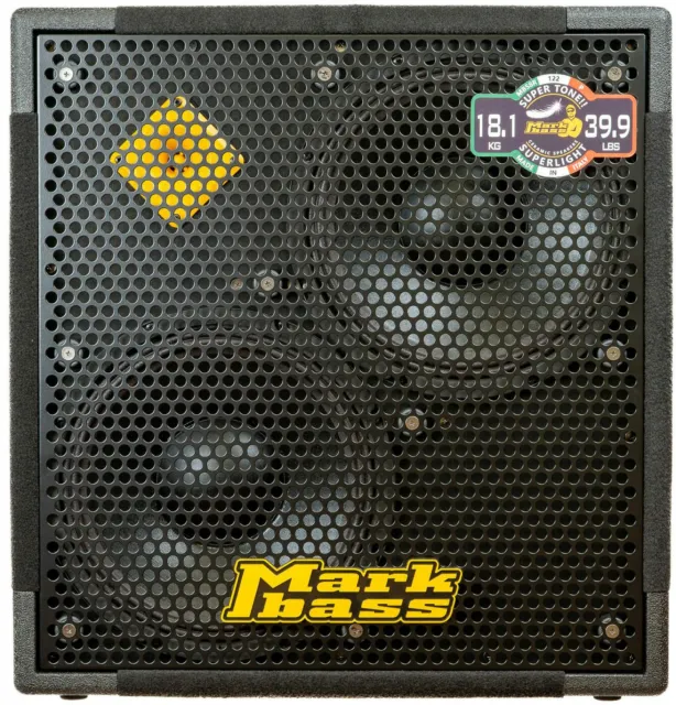 Markbass MB58R 122 P 4 Ohm 2x 12" Bass Box 600 Watt Hochtöner ultraleicht