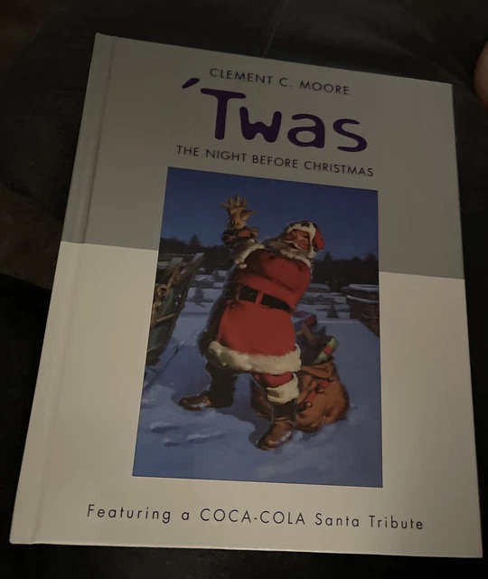 Vintage Coca-Cola 'Twas The Night Before Christmas Clement C Moore Hallmark 2001