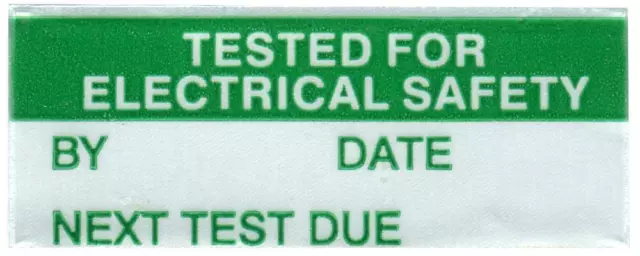 Étiquette Testé Elec Sécurité 350 Paquet - 1717360
