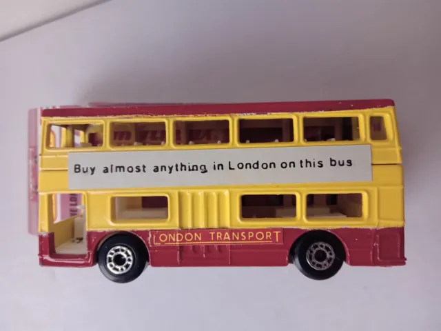 Tres Rare Deco Daimler Bus London Transport 17 The Londoner Serie 75 De Matchbox