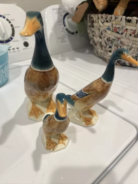 Beswick Duck Figurines Set Of 3 England