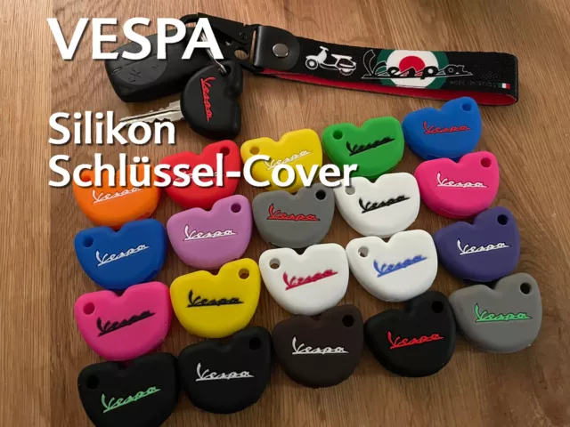 Vespa Piaggio Silikon-Schlüsselcover Schlüssel Hülle - 20 Farben