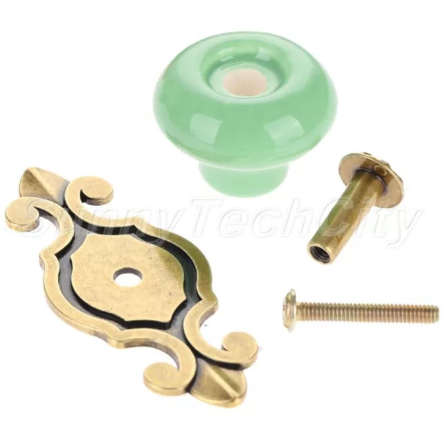 2/8 x poignées de traction anciennes boutons de porte d'armoire armoire armoire boutons de cuisine 2