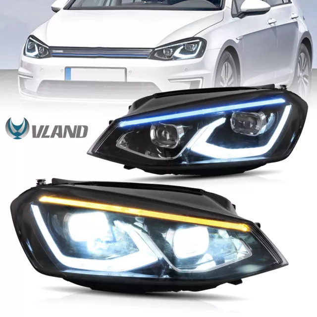 LED Phares Avant pour VW GOLF 7 MK7 14-17 Projecteur Gauche&Droit Éclairage Set