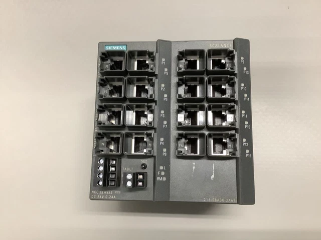 6GK52160BA002AA3 - siemens - 6GK5216-0BA00-2AA3 Scalance x216 Riconosciuto