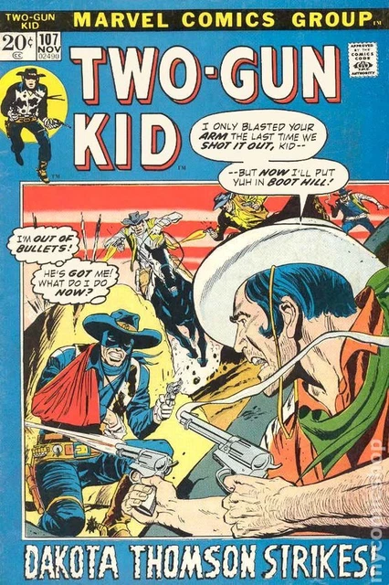 Two-Gun Kid #107 VG/FN 5.0 1972 Stock Image Low Grade