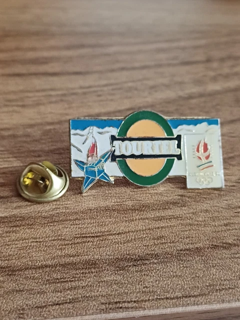 Pin's épinglette Jeux Olympique Albertville Renault Express Vive le sport - Collection
