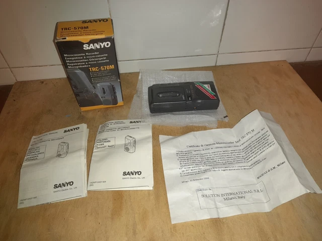 Registratore a Micro Cassette Sanyo TRC-570M