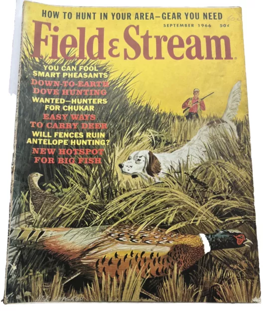 FIELD AND STREAM Vintage Magazine Aug 1966 Hunting Fishing - Bears / Rare  Adds $49.00 - PicClick AU