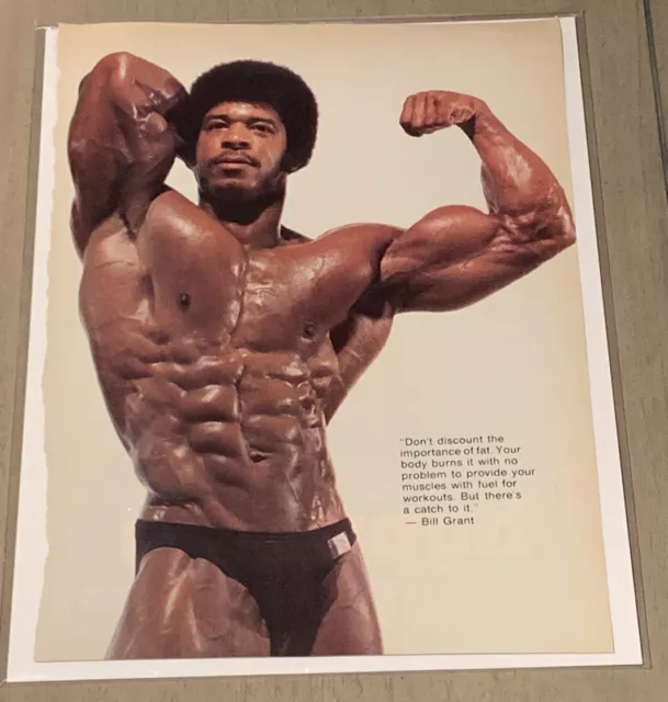 Bill Grant Posing Photo Taken From Bodybuilding Muscle Builder Magazine