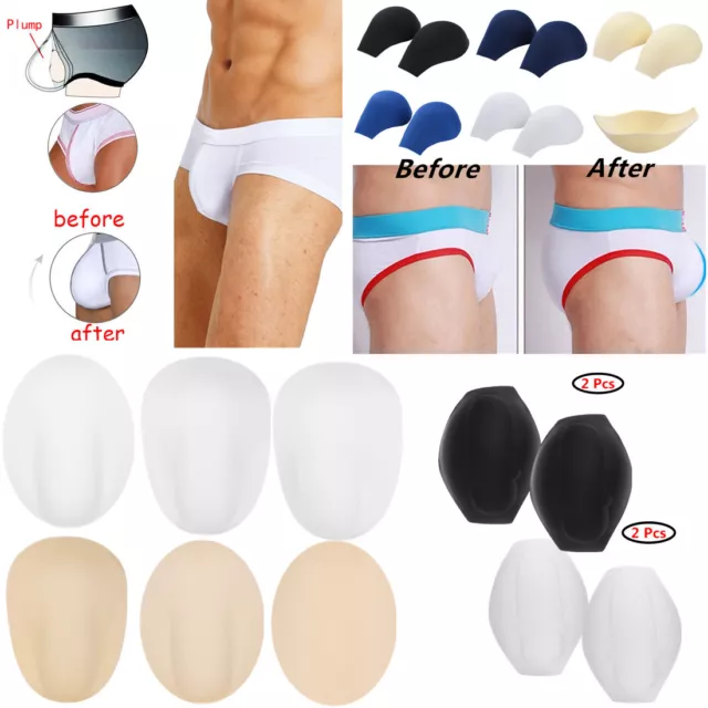 Men Bulge Package Enhancer Cup Pouch Sponge Pad Insert For Swimwear  Underwear UK