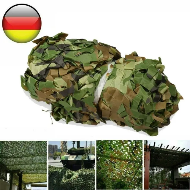 2X3M Camouflage Jagd Tarnnetz Armee Army Tarnung Camo Hunter Army Military Net