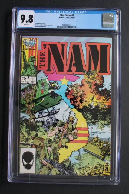 The NAM #1 Classic MIKE GOLDEN Marvel 1986 1st 23rd Infantry VIETNAM WAR CGC 9.8