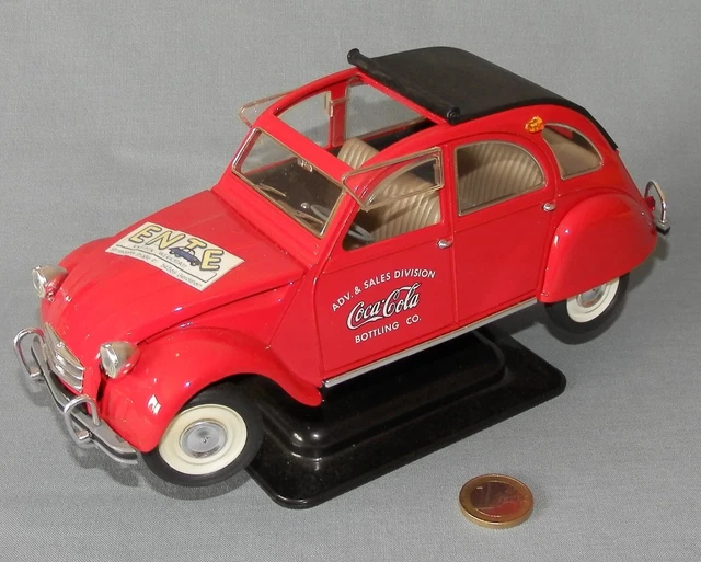 Modèle Réduit Solido Prestige Citroën 2CV 1966 - Échelle 1/18, En Boîte, état Occasion (E6)