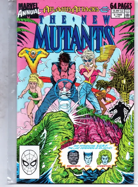 Marvel New Mutants Annual 5 Rare VF 8.0 Comic Hot Key Issue 1989 Liefeld