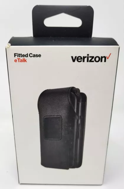 Verizon OEM Fitted Leather Case W/ Belt Clip for Kazuna Etalk