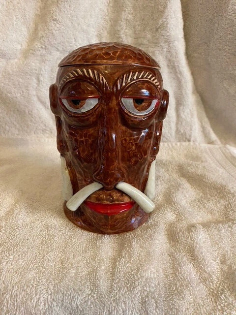 Mint! Mr Bali Hai Tiki Mug San Diego Concave Bottom Original OMC Label! LOOK!!