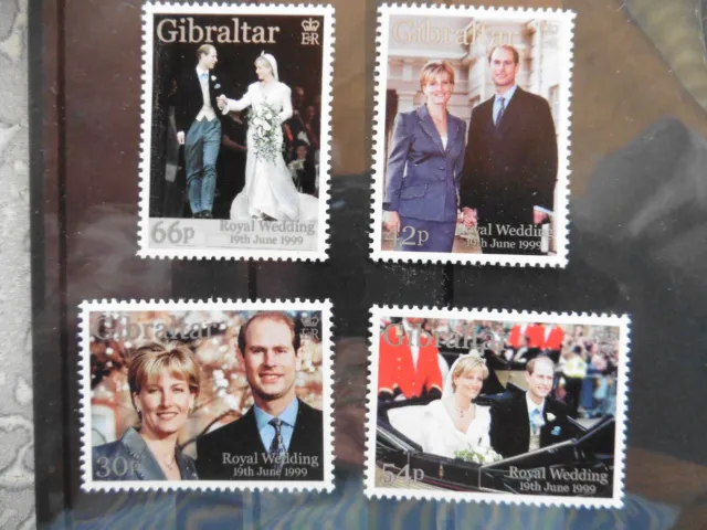 Gibraltar 1999; königl. Hochzeit; Satz; postfrisch **; s. Scan