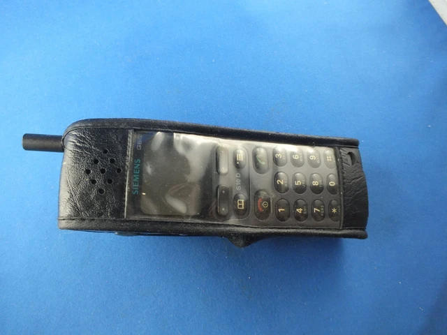 Custodia Per Telefono Siemens C10 In Pelle Nera - Pratica Borsa Da Cintura - Foto 4