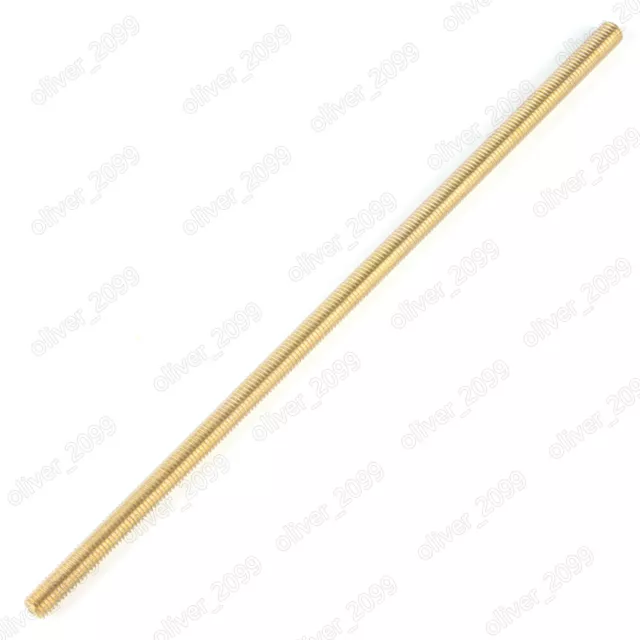 M2 M3 M4 M5 M6 M8 M10 M12 M16 M20 Brass Threaded Rods Metric Thread Stud Bolts 3