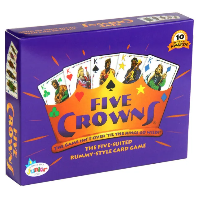 Five Crowns Card Game Family Classic Party Rummy Style Board Games Funny Gift