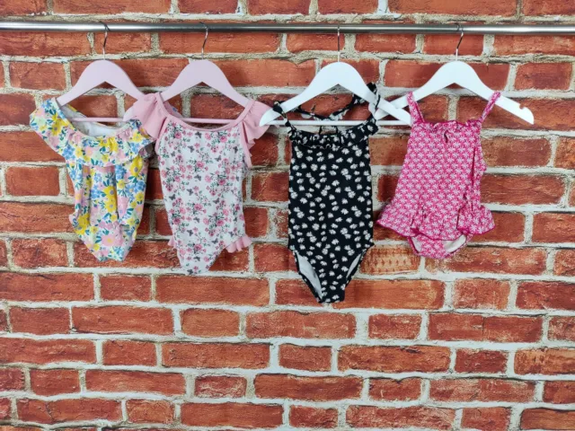 Baby Girls Bundle Age 12-18 Months Next Primark Etc Swimsuit Costume Floral 86Cm