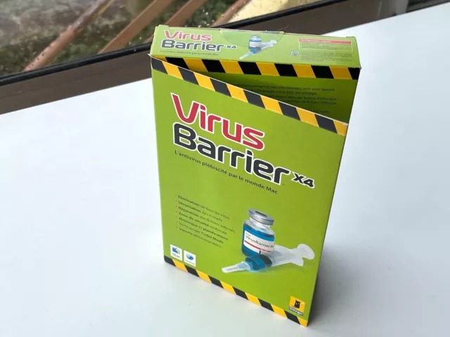 INTEGO -  VirusBarrier x4 - Logiciel Mac antivirus - BIG-BOX - Vintage