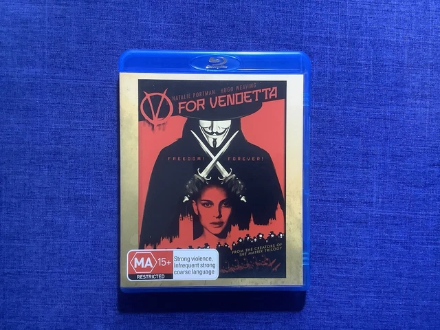 Affiche Film V Pour Vendetta - Natalie Portman - Bannière Vinyle Lin épais 40k (NEUF)