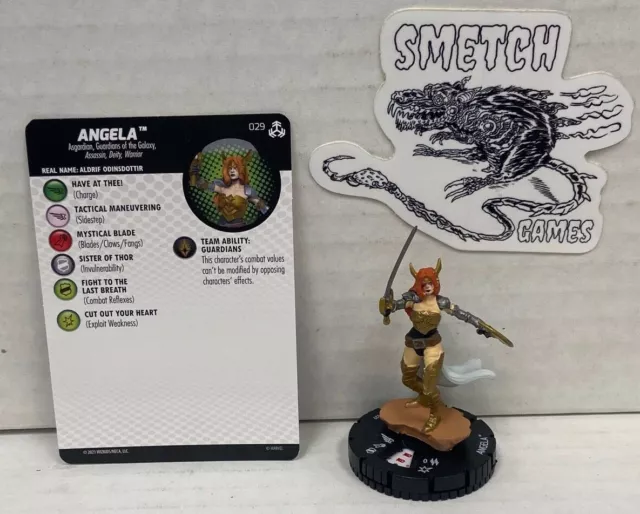 WOTR 029 Angela Uncommon Figure Marvel Heroclix Avengers War of the Realms