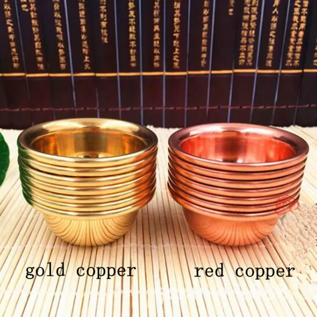 7x Offering Ritual Vessel Bowl Divine Focus Copper Water Tibet Tibetan Buddhist