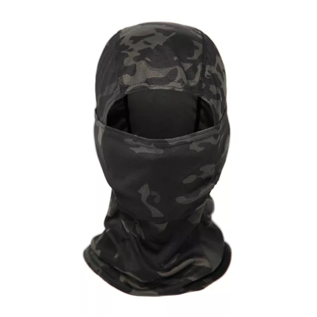 Maschera tattica mimetica viso intero Wargame CP cappello militare caccia -